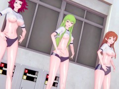 【KKS／MMD】"Brave Girls - Chi Mat Ba Ram" 紅月カレン C.C. シャーリー【コードギアス】