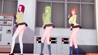 【KKS／MMD】"Brave Girls - Chi Mat Ba Ram" 紅月カレン C.C. シャーリー【コードギアス】