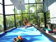Preview 2 of nudist play billiards in public
