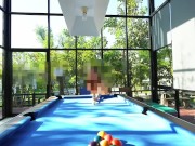 Preview 3 of nudist play billiards in public