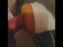 FLESHLIGHT VIRGIN FUCKS AND CUMS ON BAND NEW AUTUMN FALLS - SOUND ON