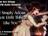 【Spicy SFW Halloween ASMR Audio RP】Lady Dimitrescu Flirts with You... Before Devouring You~ 【F4F】