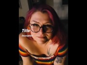 Preview 2 of Thick emo slut begs for it