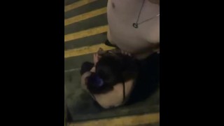 Hong Kong Situace Venkovní Selfie Orální Sex Proces