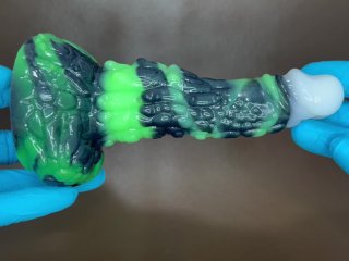 messy cum, review, adult toys, troll dildo