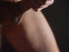 Just messing around with my semi hard dick