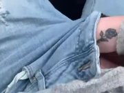 Preview 1 of Girl In Costco parking lot masturbating hehe