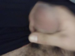 Playing with my big ass dick