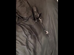 【※18歳J◯がドM爆発※サンタでスマホハメ撮り！首輪で繋がれながら奥をガン突き。全画面で見れるハメ撮り】 - Screenshot 10 of 16 - Squirt