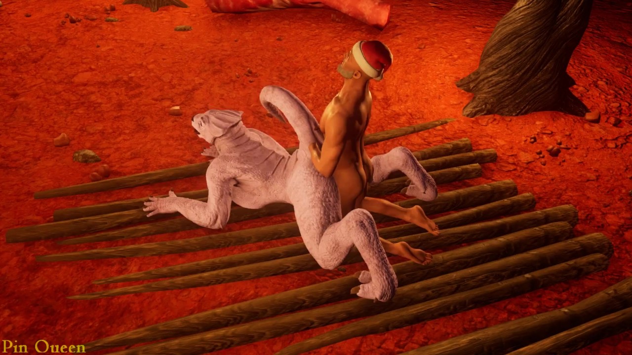 Witcher en una gorra de año nuevo en lugar de expulsar al lagarto decidió  follar su vida salvaje