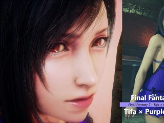 Final Fantasy 7 - Tifa × Vestido Roxo - Versão Lite