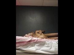 Thot in Texas - Ebony Milf Relaxing Between Dicks and Pregnancy Semen Breeders