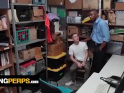 Preview 2 of Black Officer In Uniform Charles King Drills Cute Boy's Asshole For Stealing Porn - Young Perps