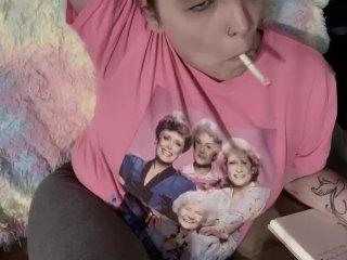 Vibe with a BigTit Milf While_She Smokes (cig&bud) - Smoke_with Me.