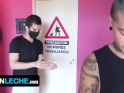 Preview 1 of Bored Latino Kendro Agrees To Fuck His Tattooed Neighbor Enzo During Lockdown - Latin Leche