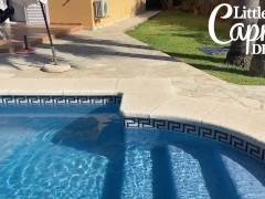 Puffy tits Little Caprice gets a creampie by the pool - foreign person - Screenshot 1 of 16 - Puffy Nipples