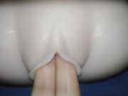 Preview 4 of जब मैं सेक्स डॉल का वीर्यपात करता हूं तो मैं अपनी शरारती चूत को रगड़ता हूं