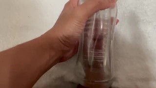 Virgin Tries Fleshlight For First Time CUMS INSTANTLY