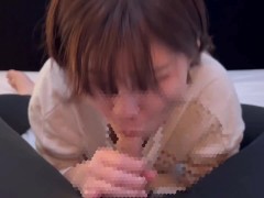 ち〇ぽの匂いに興奮する彼女の鼻コキとのど輪締めフェラでごっくん♡ - Screenshot 14 of 16 - Nosejob