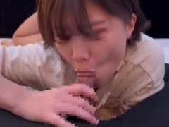 ち〇ぽの匂いに興奮する彼女の鼻コキとのど輪締めフェラでごっくん♡ - Screenshot 16 of 16 - Japanese Blowjob