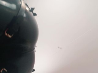Latex Rubber JOIJerk Off Instructions - Arya Grander - Hot Pin Up MILF_in Fetish Catsuit_FemDom POV