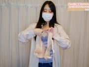 Preview 4 of I tried wearing panties that are too transparent [Bra & pants try on]