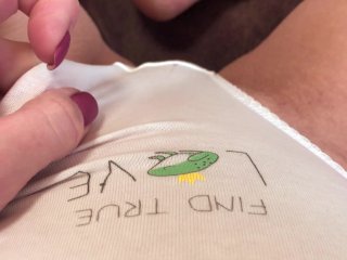 Slime Puddle in My Panties - Female Pulsating Orgasm Close Up - LiluWetPussy