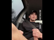 Preview 4 of TEEN GAY JERKING OFF IN CAR