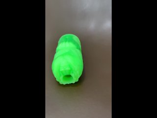 Goblin pussy review and playing with it. Sloppy fingering (LUSTFULROOM)