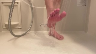 Os pés molhados são sensuais.
