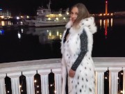 Preview 4 of Angel Monika Fox Walks Naked On The Waterfront In Sochi