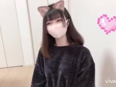 Japanese big-breasted cat cosplay