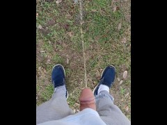Backyard Pissing - Screenshot 6 of 16 - Peeing