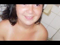 Video Homeless stepsister blowjob in nasty shelter shower