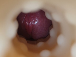 POV my Fleshlight - TU Coño. Corrida Dentro