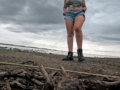 Video great anal beach gloomy day