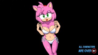 Amy Flerta Com Sonic NAKED