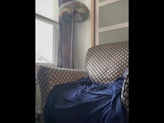 Edging my bbc in front of the window!!! (No cumshot)