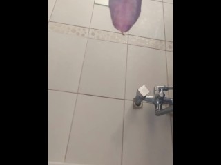 My first Pissing in the Bathroom