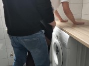 Preview 4 of I fuck my stepsister on the washing machine when no one is home