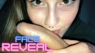 FACE REVEAL Blowjob And Deepthroat With Happy Ending From Amateur Girl