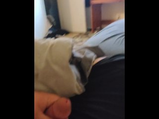 playfull, solo male, amateur, vertical video