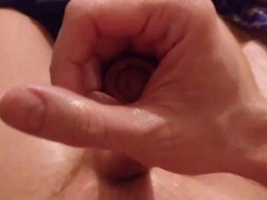 HUGE OIL CUMSHOT BELLYBUTTON BIG COCK