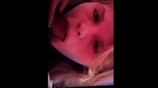 Hot chick loves sucking cock
