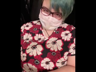 Nurse Plays with Cum