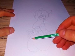 She noticed that you on her while she was pissing