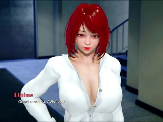 game walkthrough, butt, big boobs, redhead big tits