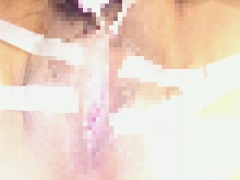 クリトリスを綿棒と電動歯ブラシで擦ってイキました(///∇///) - Screenshot 3 of 16 - Torture