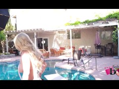 Big Booty Blonde PAWGEMILY Shakes Her Ass Behind The Booty PAWGED