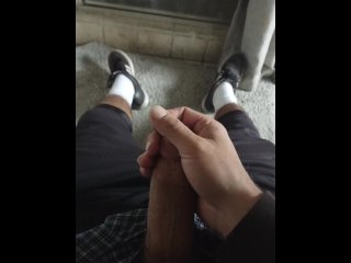 solo male, vertical video, public, public masturbation